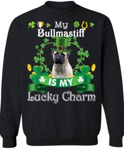 My Bullmastiff Dog Is Lucky Charm Leprechaun St Patrick Day Shirt ( T-shirt, Ls, Hoodie)
