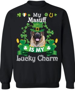 My Mastiff Dog Is Lucky Charm Leprechaun St Patrick Day Shirt ( T-shirt, Ls, Hoodie)