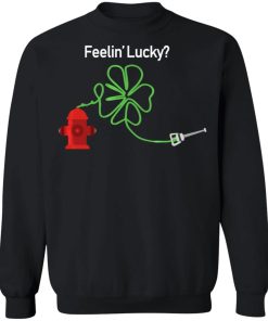 Irish Feelin Shamrock Firefighter St Patricks Day Shirt ( T-shirt, Ls, Hoodie)