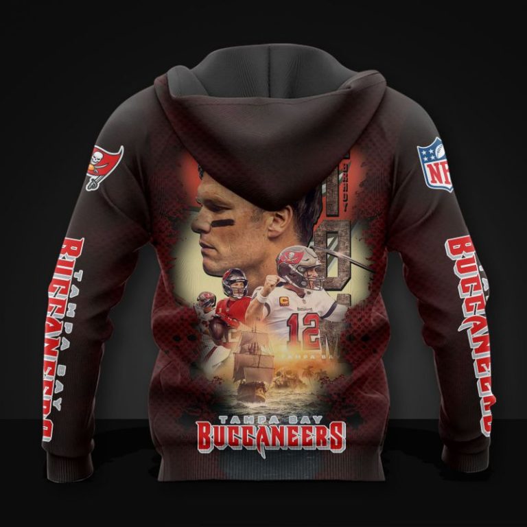 Tampa Bay Buccaneers Tom Brady 3D Print Hoodie, T Shirt