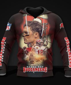 Tampa Bay Buccaneers Tom Brady 3D Print Hoodie, T Shirt