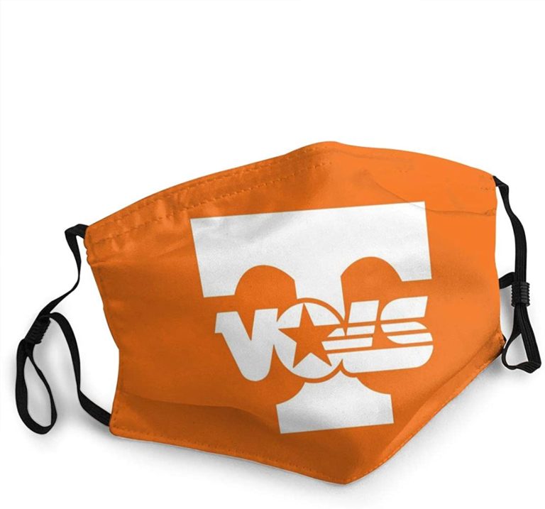 Tennessee Volunteers Football Face Mask With PM2.5 Filter Sheet