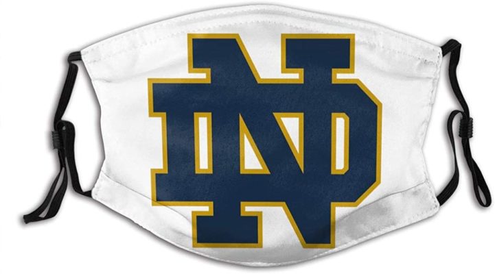 University Of Notre Dame Face Mask With PM2.5 Filter Sheet