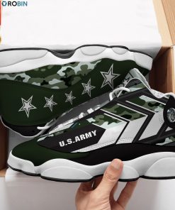 Us Army Camouflage Jordan 13 Shoes – JD13 Sneakers Am021