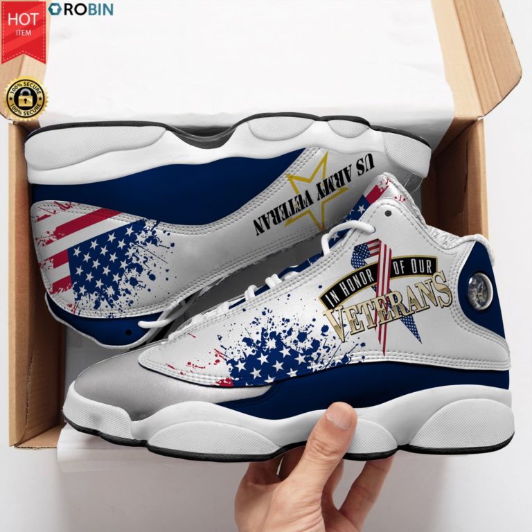 Us Army Veteran In Honor Of Our Veteran Jordan 13 Shoes – JD13 Sneakers
