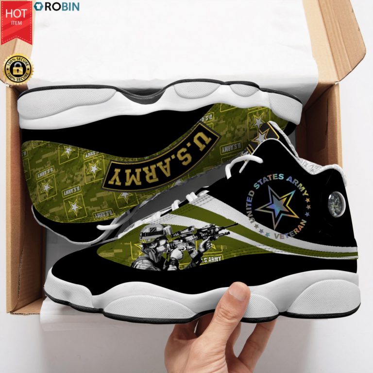 Us Army Veteran Jordan 13 Shoes – JD13 Sneakers USAM2221