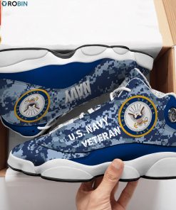 Us Navy Veteran Camouflage Air Jordan 13 Sneakers – JD13 Shoes