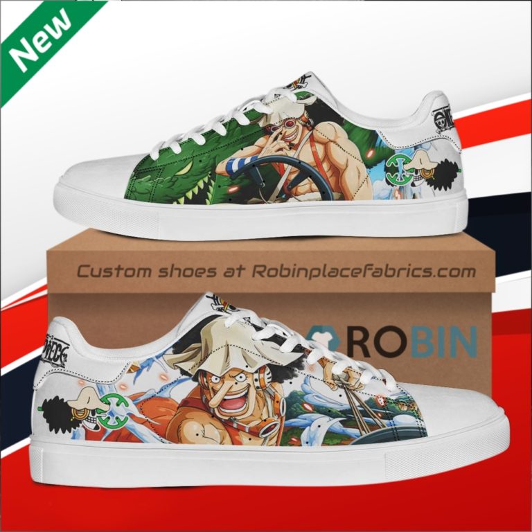 Usopp One Piece Custom Stan Smith Shoes