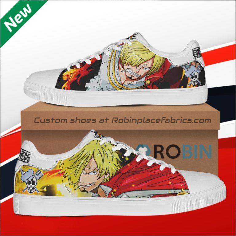 Vinsmoke Sanji One Piece Custom Stan Smith Shoes