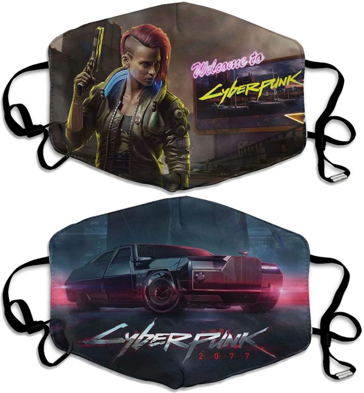 Welcome To Cyberpunk 2077 Face Mask With PM2.5 Filter