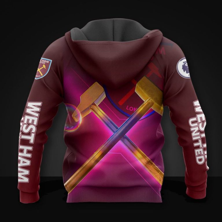West Ham United FC 3D Print Hoodie, T Shirt