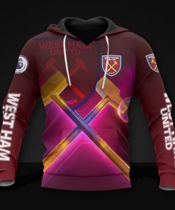 West Ham United FC 3D Print Hoodie, T Shirt