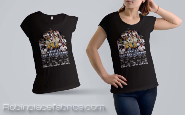New York Yankees 120th Anniversary 1901-2021 T-Shirt