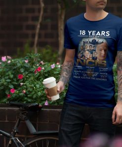 18 years of NCIS thank you for the memories t shirt