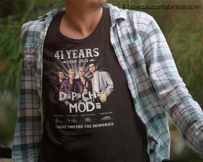 41 Years Of Depeche Mode 1980-2021 T Shirt