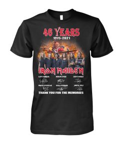 46 Years 1975 2021 Iron Maiden Signature Thank You For The Memories Shirt 46 Years 1975 2021 Iron Maiden Signature Thank You For The Memories Shirt