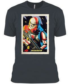 Star wars the mandalorian incinerator stormtrooper card shirt