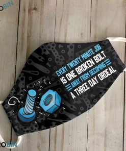 A Three Day Ordeal 3D Full Print Face Mask