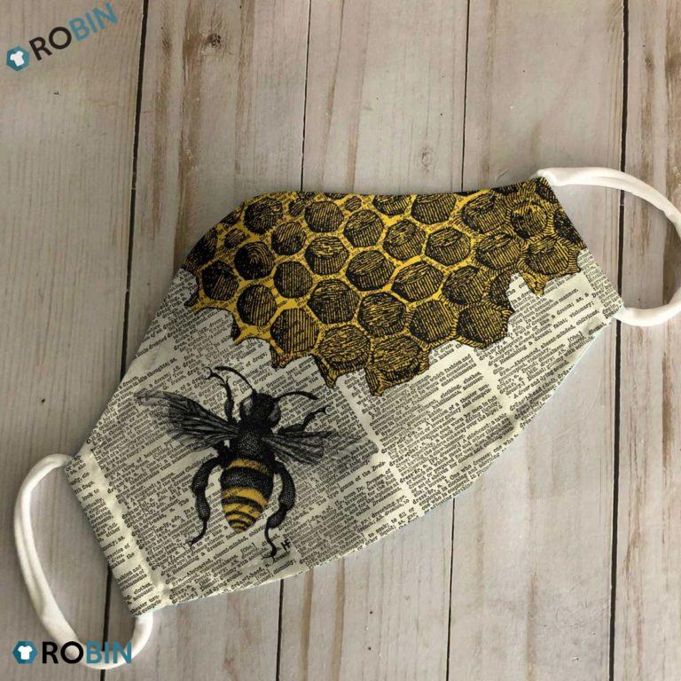 Bee Dictionary 3D Full Print Face Mask