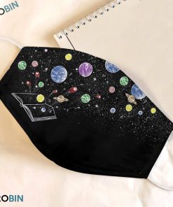 Book Universe 3D Full Print Face Mask