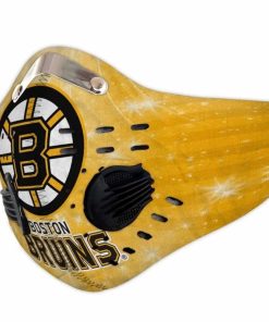 Boston Bruins Team Sport Mask with N95 filter Sheet Boston Bruins Team Sport Mask with N95 filter Sheet