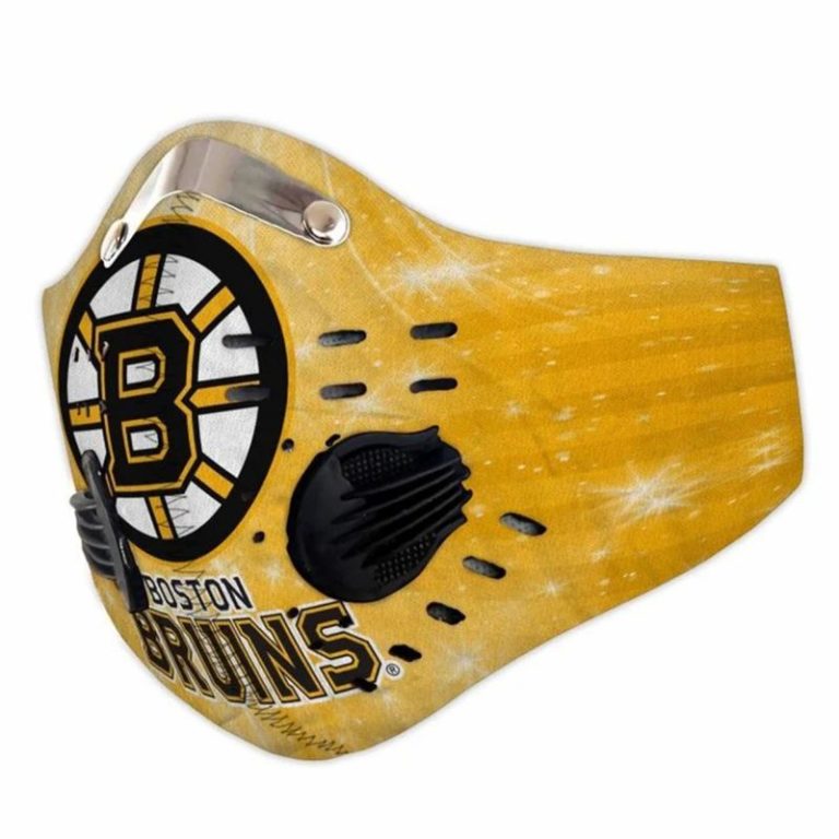 Boston Bruins Team Sport Mask with N95 filter Sheet