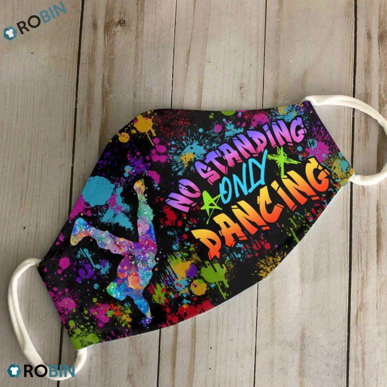 Hip Hop Boy No Standing Only Dancing 3D Full Print Face Mask
