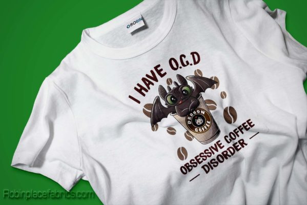 Toothless I have OCD obsessive coffee disorder shirt