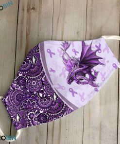 Lupus Ribbon Warrior Breast Cancer Awareness 3D Full Print Face Mask