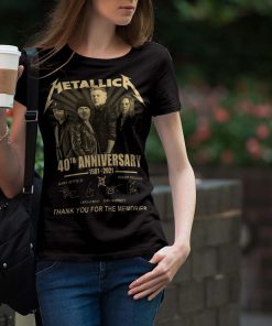 Metallica 40th Anniversary Thank You For The Memories T Shirt Metallica 40th Anniversary Thank You For The Memories T Shirt