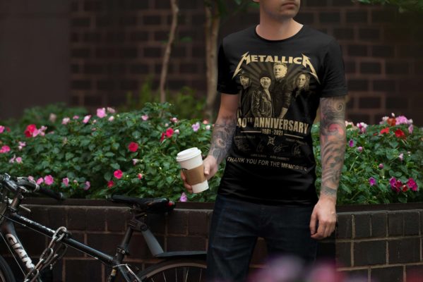Metallica 40th Anniversary Thank You For The Memories T Shirt