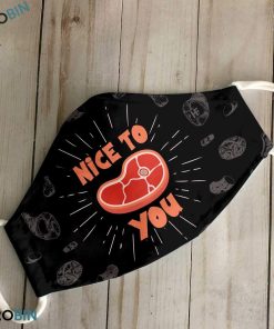 Nice To Meat You 3D Full Print Face Mask