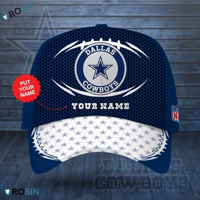 Personalized Dallas Cowboys Football 3D AOP Classic Cap-Hat