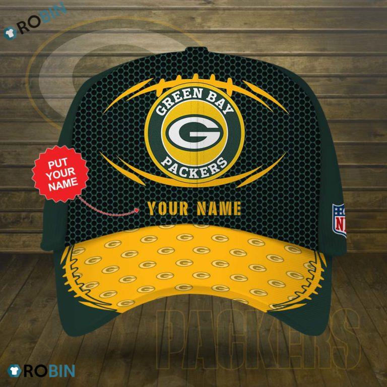 Personalized name Green Bay Packers Team 3D Print Cap