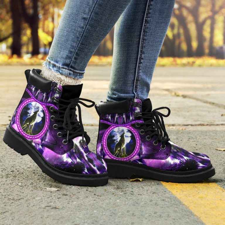 Wolf Native American All-Season Boots – Custom Timberland Boots