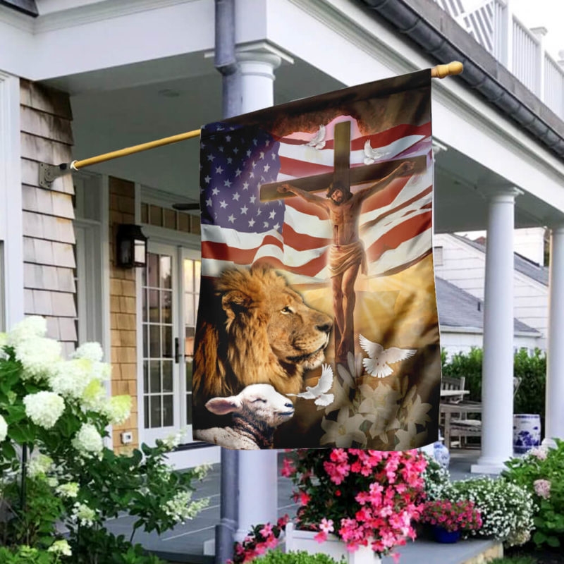Jesus Christian. Just Have Faith House Flag Garden Flag