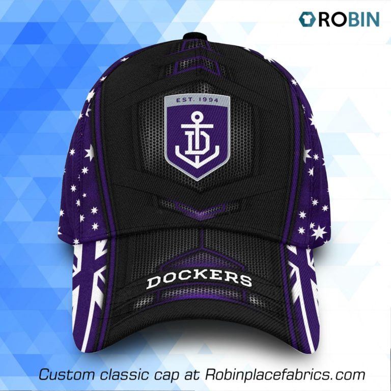 AFL Fremantle Dockers 3D Printed Classic Caps