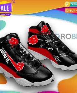 Akatsuki jutsu it  jd 13 sneakers, naruto custom shoes