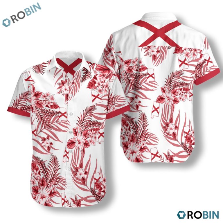 Alabama Proud Hawaiian Shirt, Button-up T-shirt