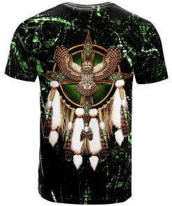 Barred Owl Native American Mandala 3D All Over Print T-Shirt Barred Owl Native American Mandala 3D All Over Print T-Shirt