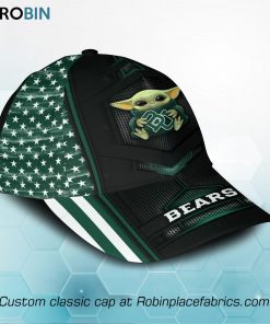 Baby Yoda Hug Baylor Bears Full Printed Cap, Hat