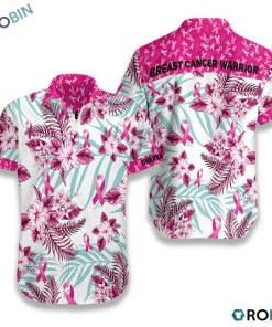 Breast Cancer Hawaiian Hawaiian Shirt, Button-up T-shirt Breast Cancer Hawaiian Hawaiian Shirt, Button-up T-shirt
