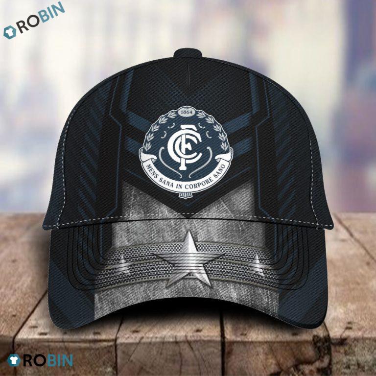 Carlton Football Club Team 3D Printed Cap – Hat