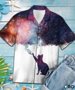 Cat Galaxy Hawaiian Shirt