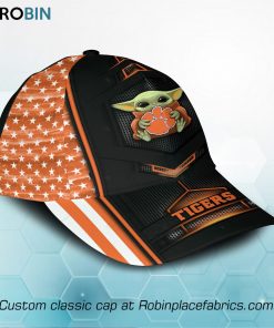 Baby Yoda Hug Clemson Tigers All Over Print Classic Cap Baby Yoda Hug Clemson Tigers All Over Print Classic Cap