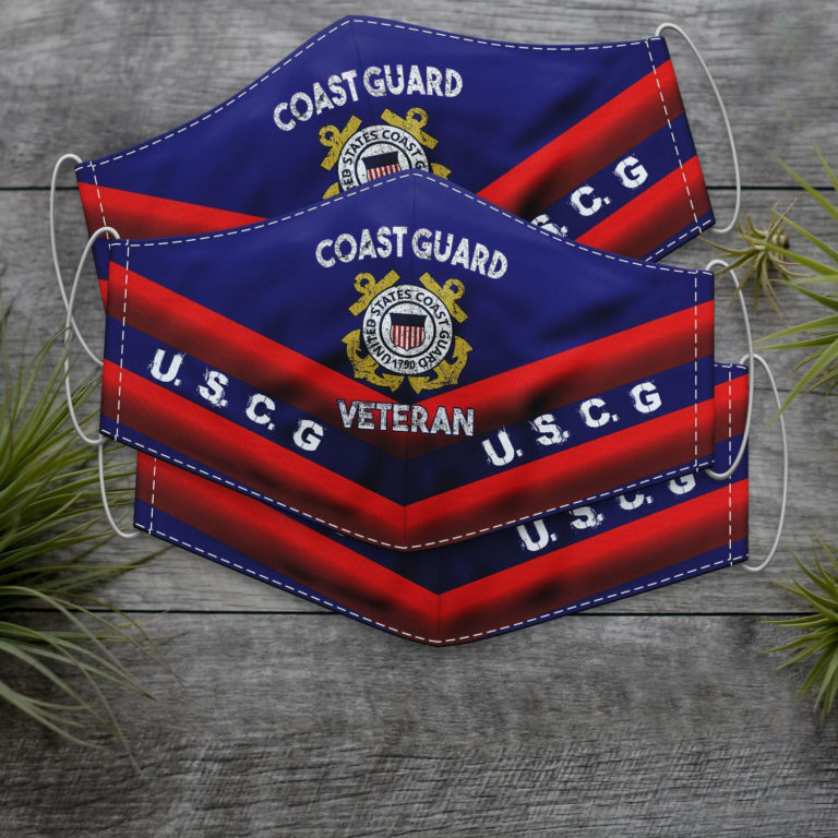 US Coast guard veteran military face mask with carbon filter