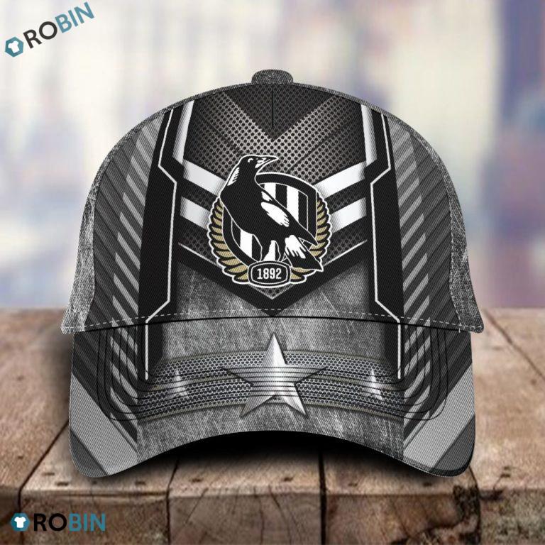 Collingwood Football Club Team Full Print Hat, Cap