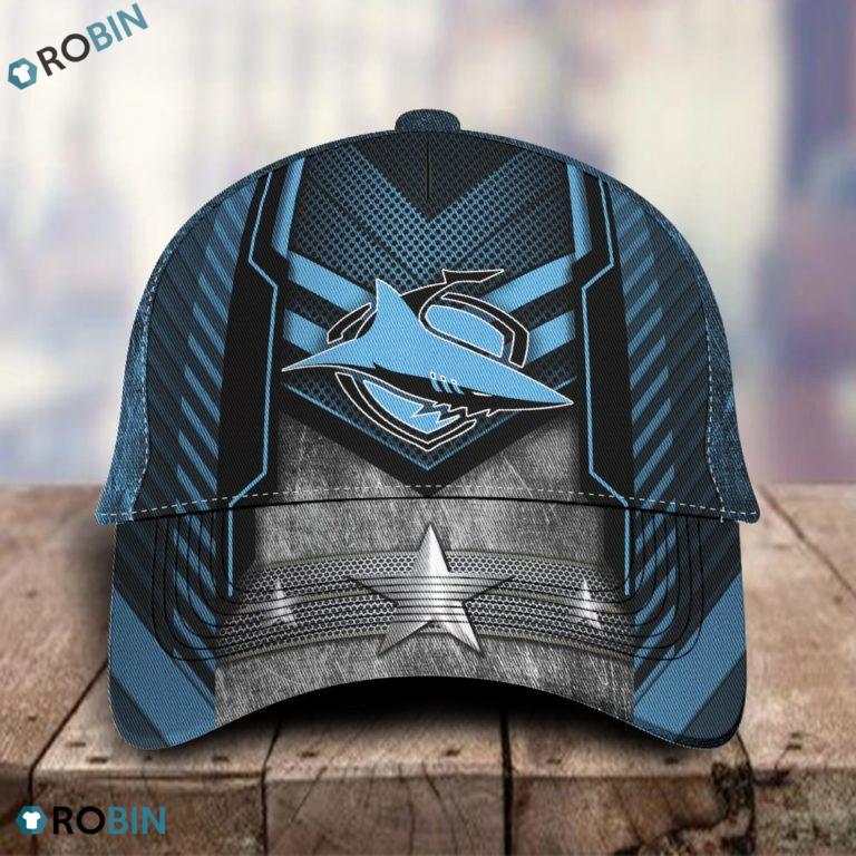 Cronulla Sharks Team Full Print Hat, Cap