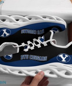 Custom Byu Cougars Team Shoes, Clunky Sneakers Custom Byu Cougars Team Shoes, Clunky Sneakers