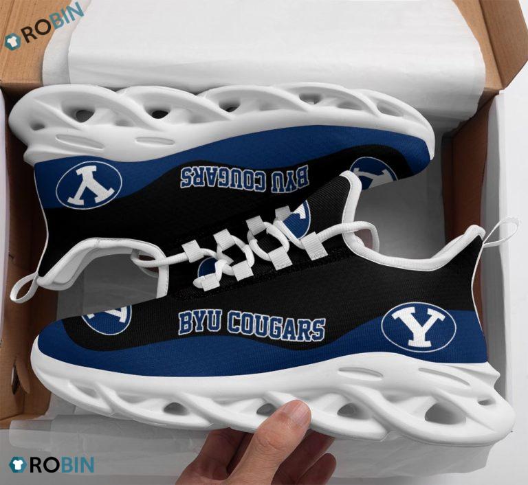 Custom Byu Cougars Team Shoes, Clunky Sneakers